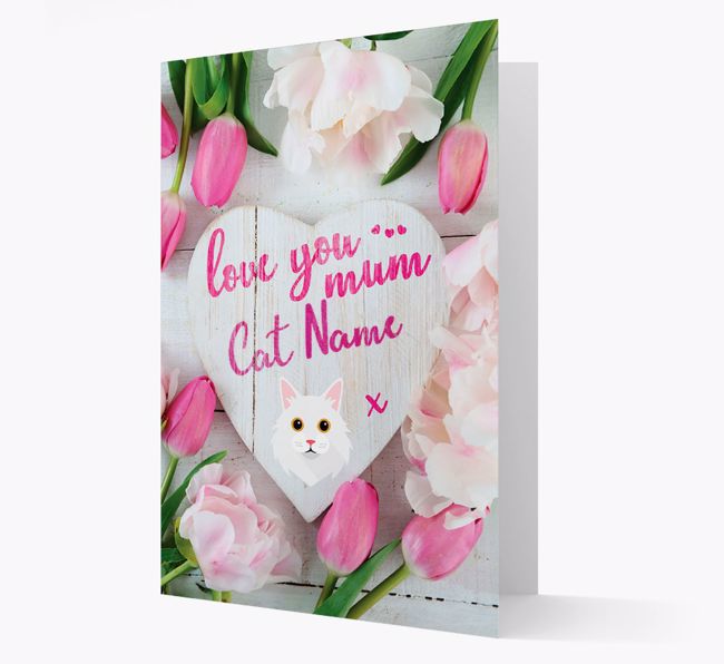 'Love You Mum' - Personalised {breedCommonName} Card
